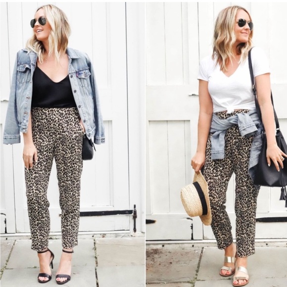 J. Crew Pants - J Crew Jamie Pant in Leopard